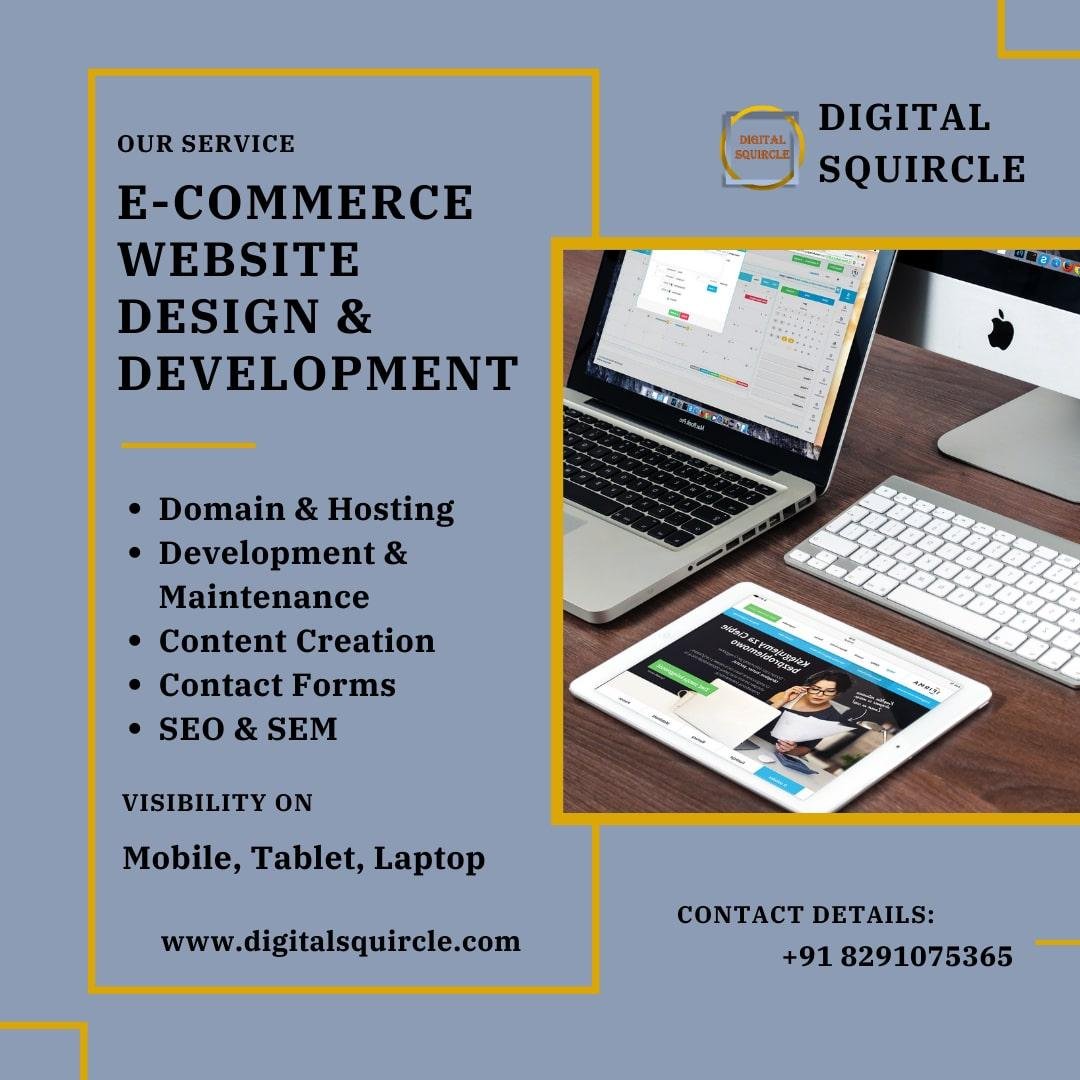 E-commerce Website Design & Development Service of Digital Squircle
